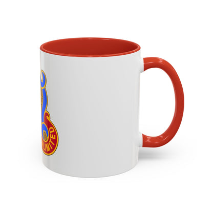 737 Maintenance Battalion (U.S. Army) Accent Coffee Mug