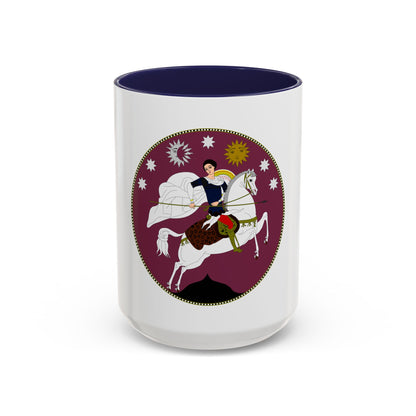 Coat of Arms of Democratic Republic of Georgia - Accent Coffee Mug