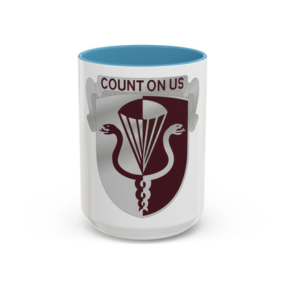 11 Medical Battalion (U.S. Army) Accent Coffee Mug