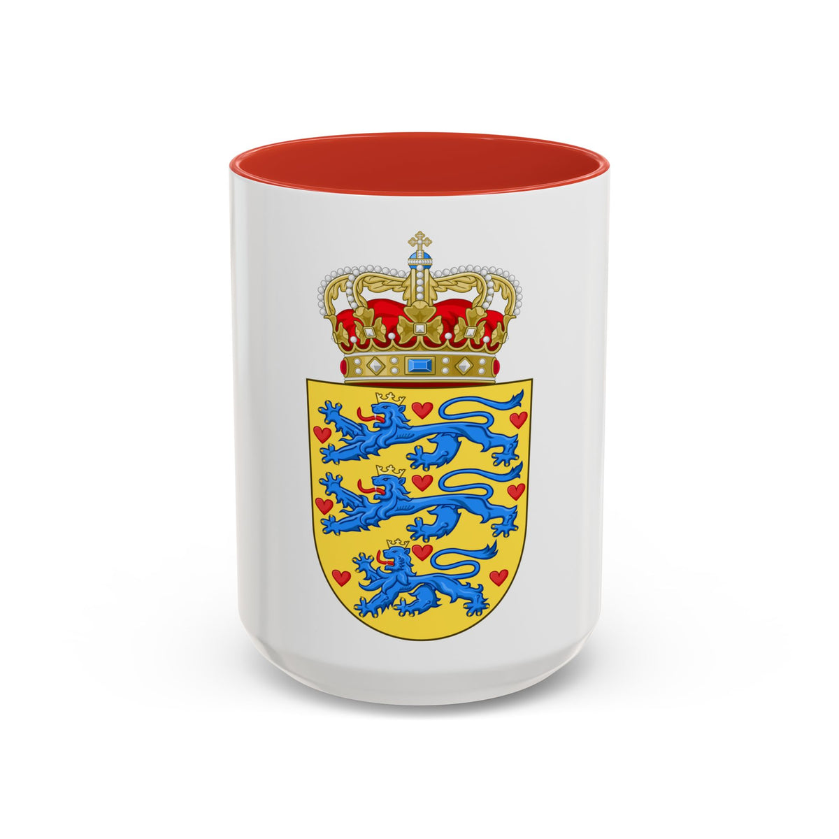 National Coat of arms of Denmark - Accent Coffee Mug