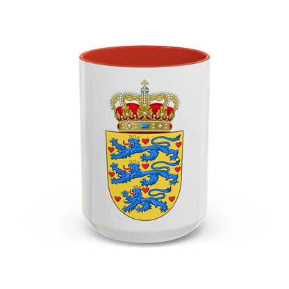 National Coat of arms of Denmark - Accent Coffee Mug