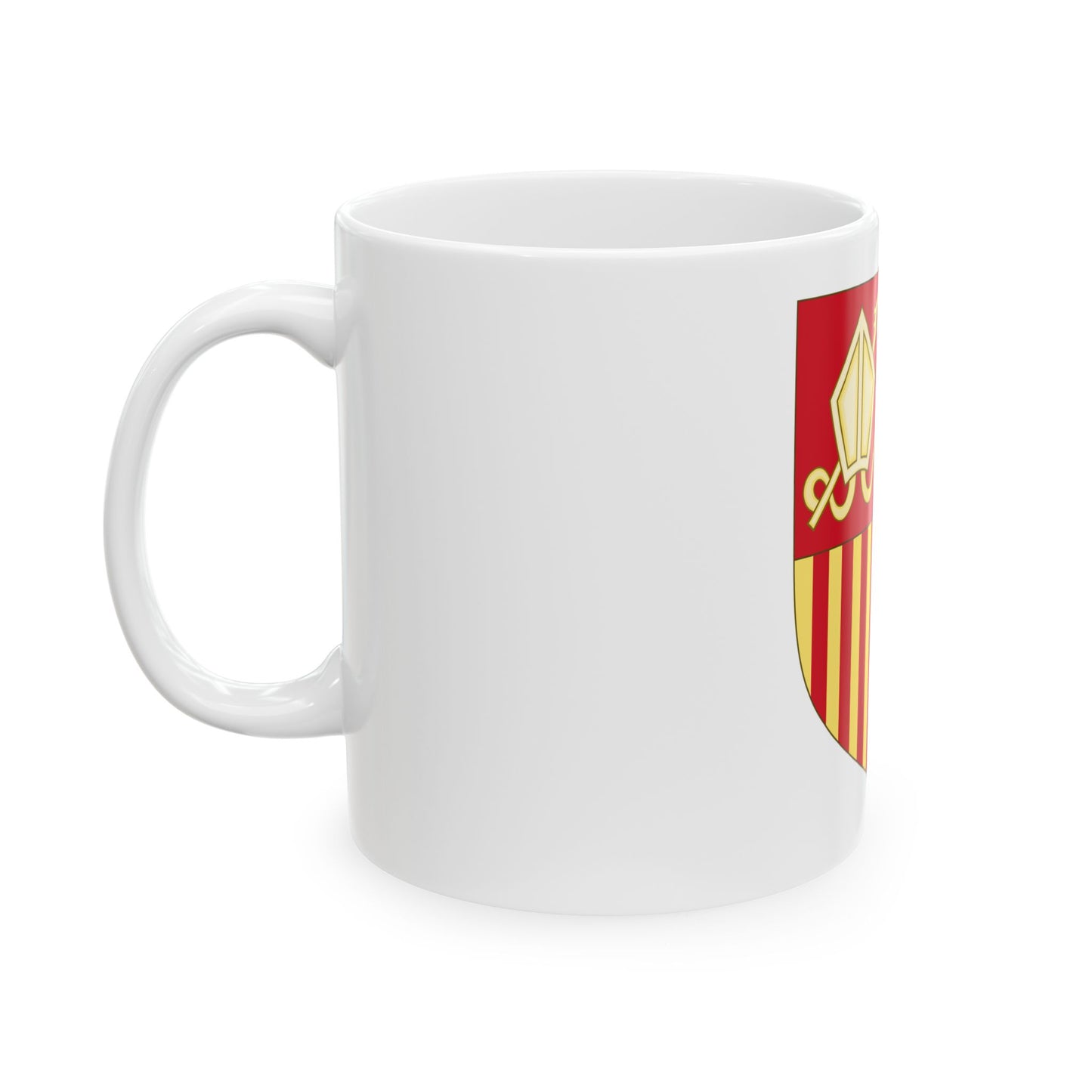 Coat of arms of Andorra (Before 16th Century) - White Coffee Mug