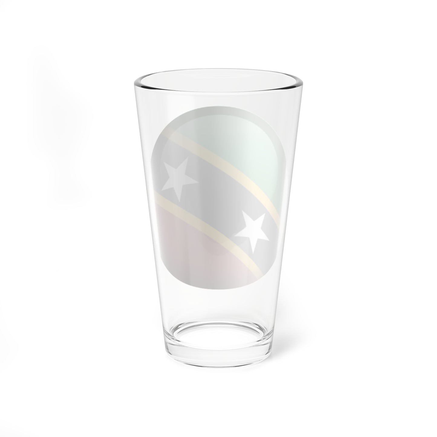 Flag orb Saint Kitts and Nevis (Saint Kitts and Nevis) Pint Glass 16oz