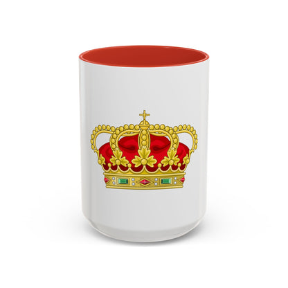 Heraldic Royal Crown of Portugal - Eight Arches - Accent Coffee Mug