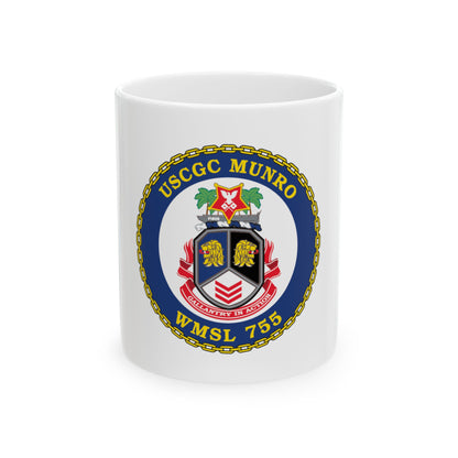 USCGC Munro WMSL   755 (U.S. Coast Guard) White Coffee Mug