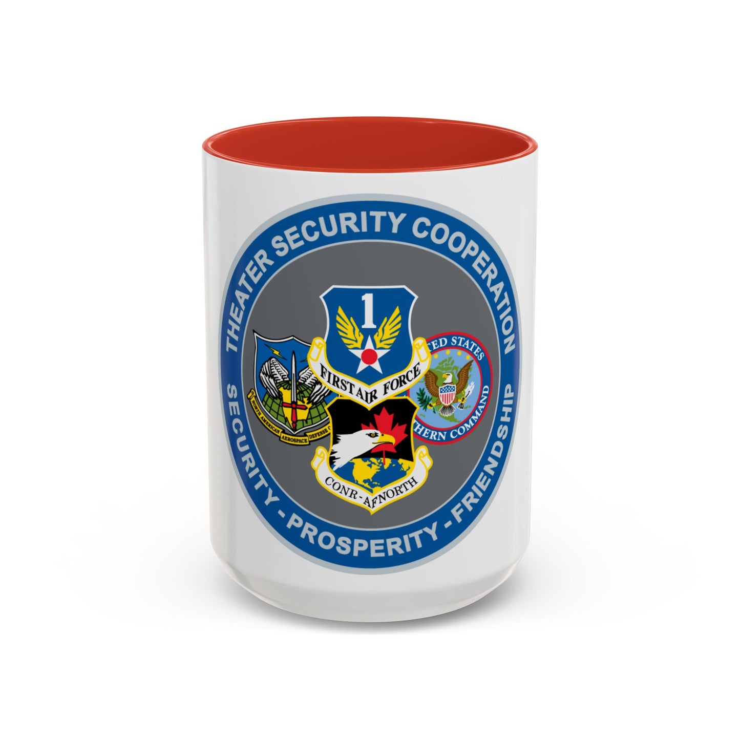 AF North TSC Theater Security Cooperation (U.S. Air Force) Accent Coffee Mug