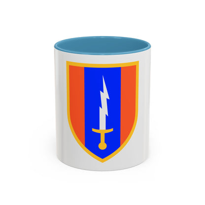 1st Signal Brigade (U.S. Army) Accent Coffee Mug