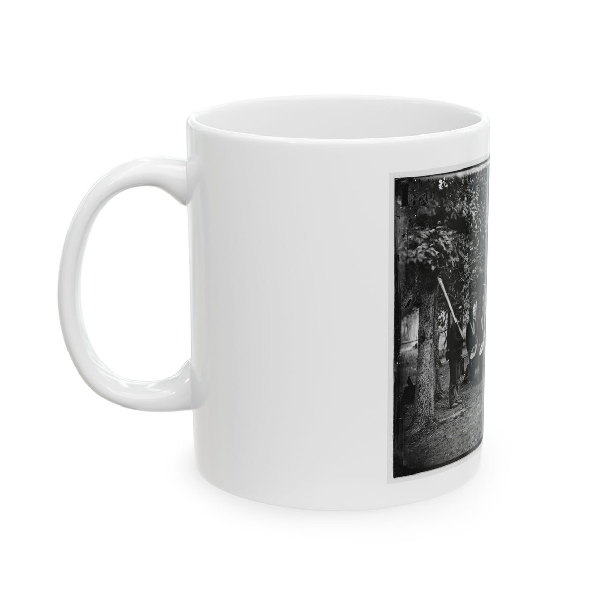Bealeton, Va. Drum Corps, 93d New York Infantry (U.S. Civil War) White Coffee Mug