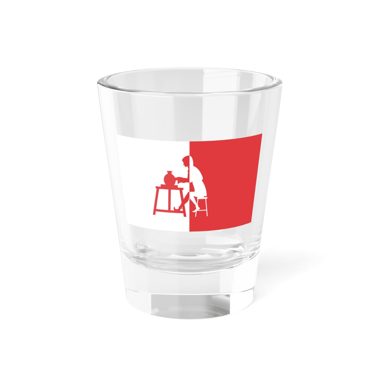 Flag of Horningsea UK - Shot Glass 1.5oz