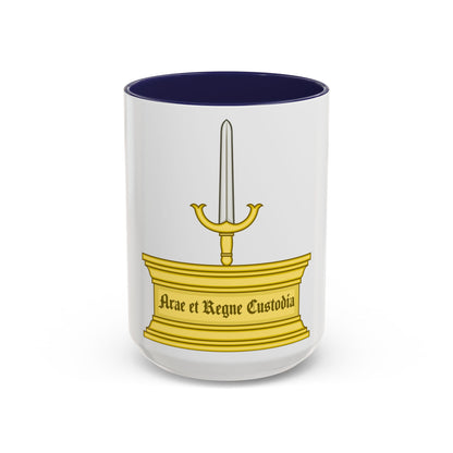 Altar and Sword Badge of Mary I - Accent Coffee Mug