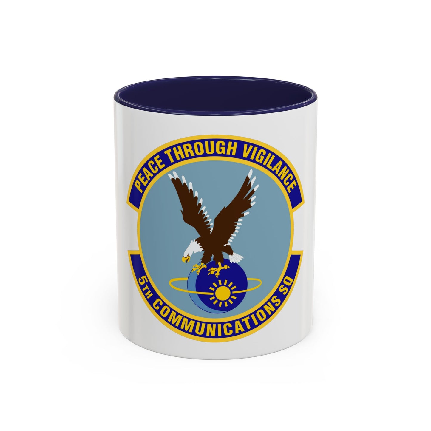 5th Communications Squadron (U.S. Air Force) Accent Coffee Mug
