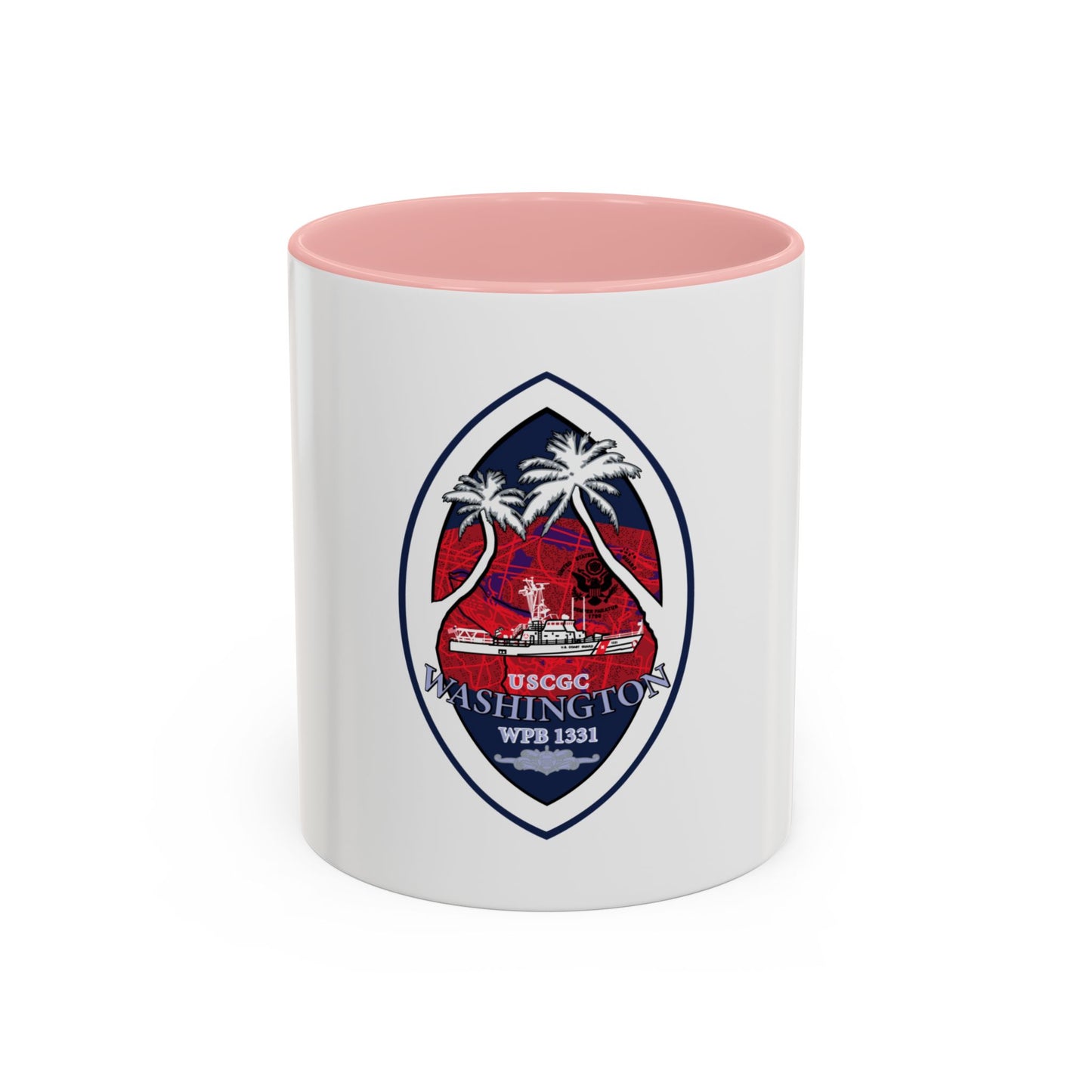 USCG Washington WPB 1331 (U.S. Coast Guard) Accent Coffee Mug
