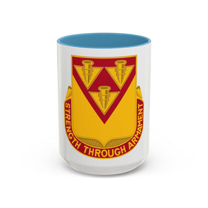 411 Ordnance Battalion (U.S. Army) Accent Coffee Mug