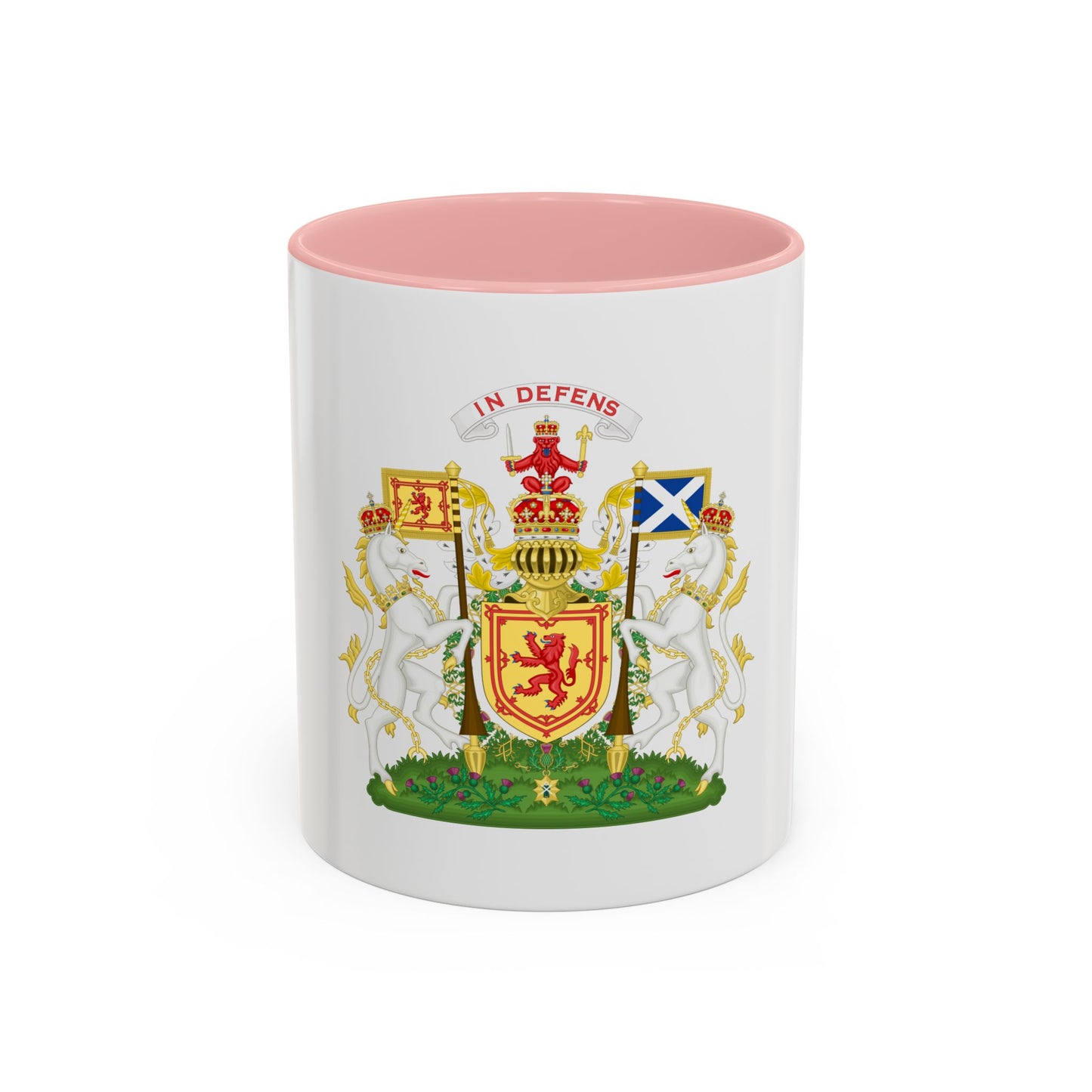 Royal Coat of Arms of the Kingdom of Scotland 2 - Accent Coffee Mug
