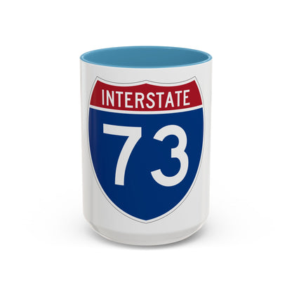Interstate 73 (U.S. Highways) Accent Coffee Mug