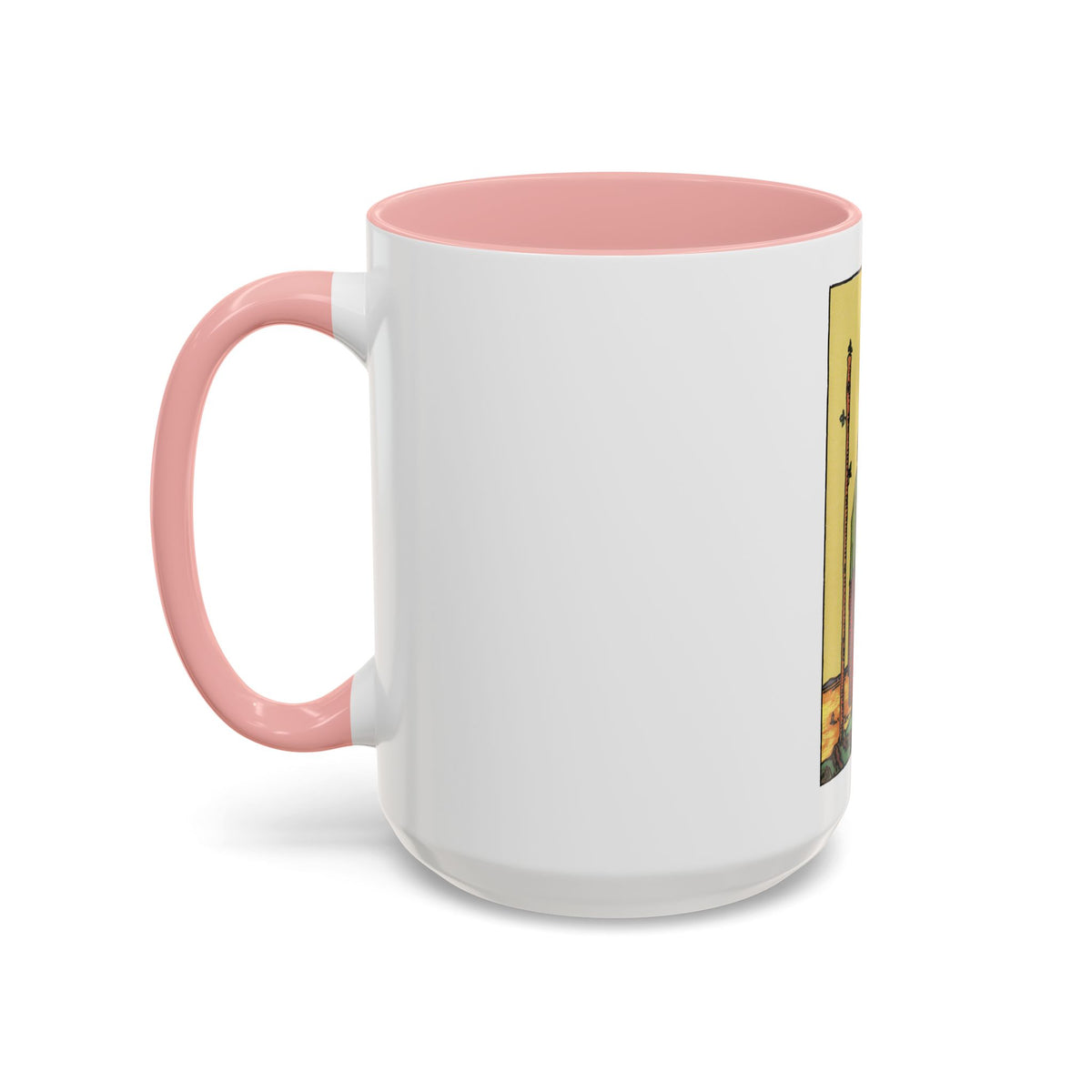The 3 of Wands (Tarot Card) Accent Coffee Mug