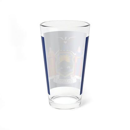 Flag of New York 3-2 (United States) Pint Glass 16oz