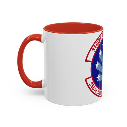 355 Communications Squadron ACC (U.S. Air Force) Accent Coffee Mug