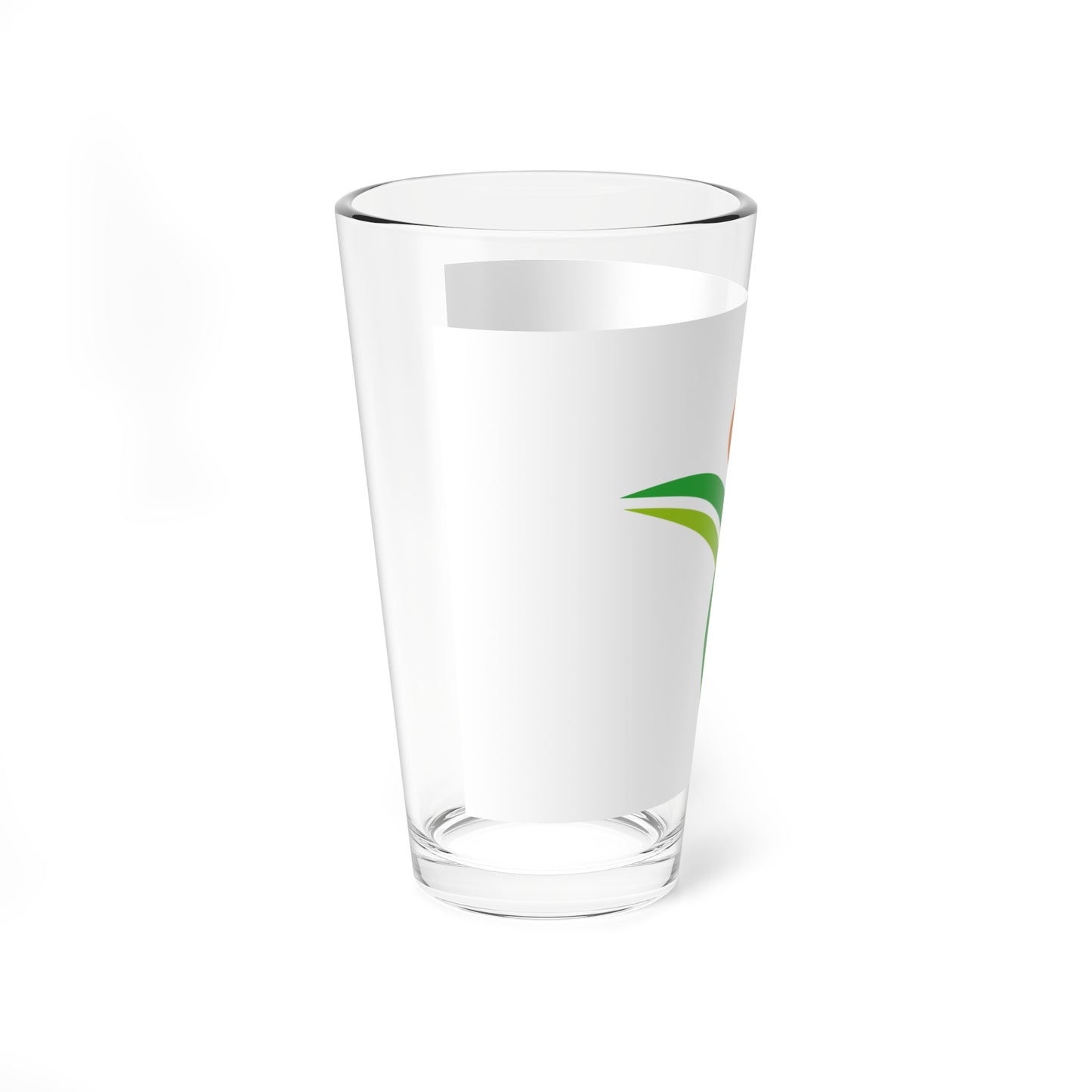 Flag of Yufu Oita no text (Japan) Pint Glass 16oz
