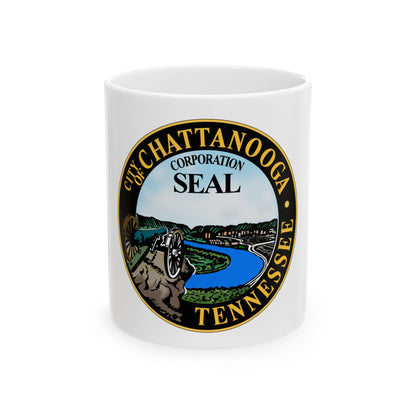 Seal of Chattanooga Tennessee - White Coffee Mug