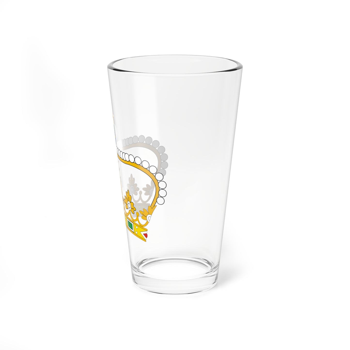 Coroa Real Fechada - três arcos - Portugal (Portugal) (Coat of Arms) Pint Glass 16oz