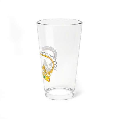 Coroa Real Fechada - três arcos - Portugal (Portugal) (Coat of Arms) Pint Glass 16oz