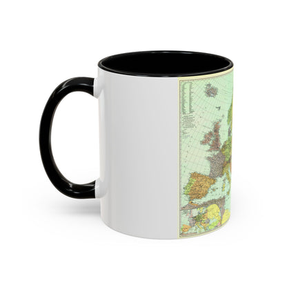 Europe and the Near East (1929) (Map) Accent Coffee Mug