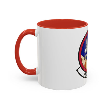 22d Airlift Squadron (U.S. Air Force) Accent Coffee Mug