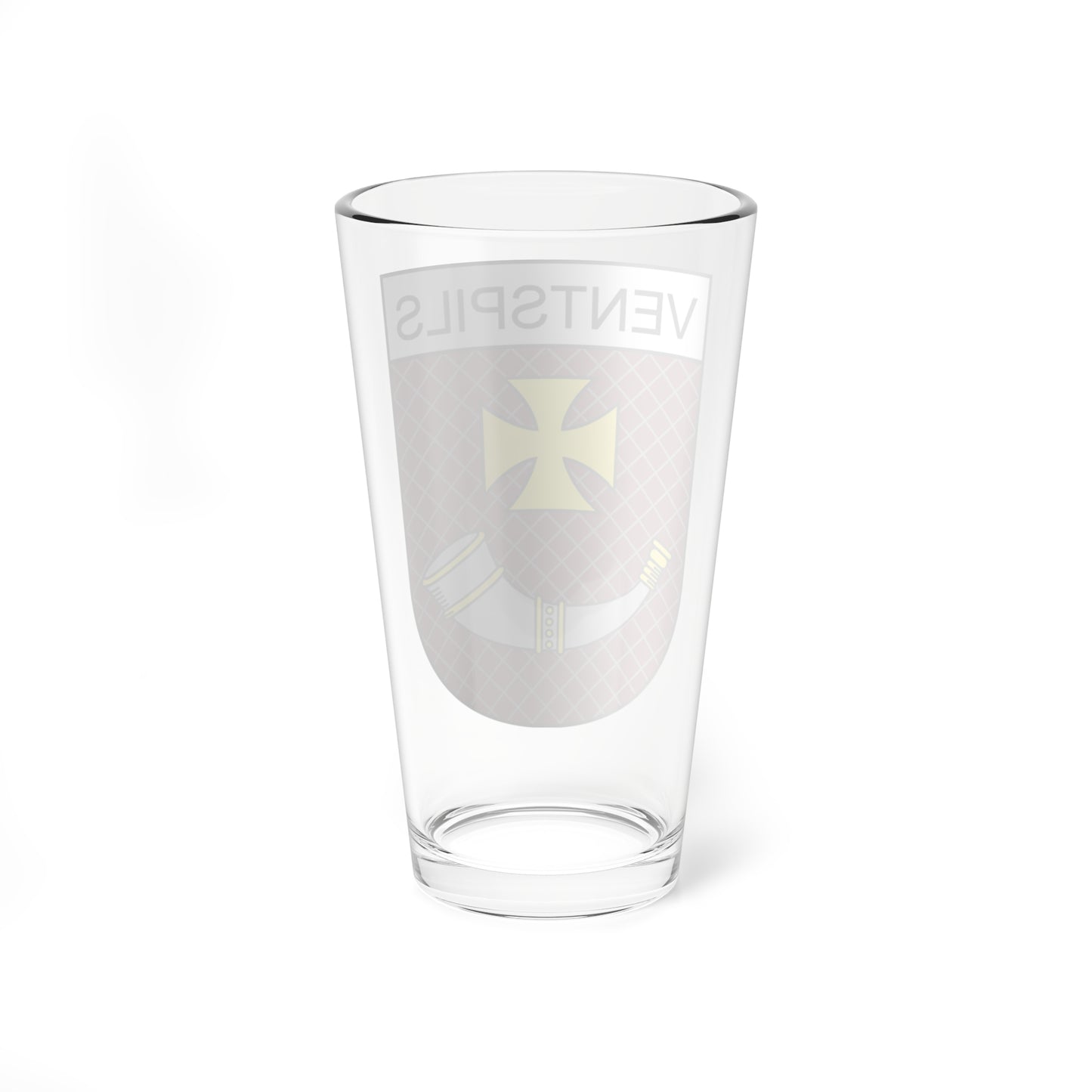 Coat of Arms of Ventspils (Latvia) (Coat of Arms) Pint Glass 16oz
