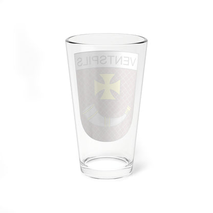 Coat of Arms of Ventspils (Latvia) (Coat of Arms) Pint Glass 16oz