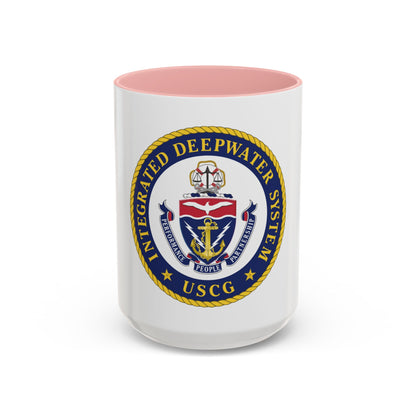 USCG Integrated Deepwater System (U.S. Coast Guard) Accent Coffee Mug