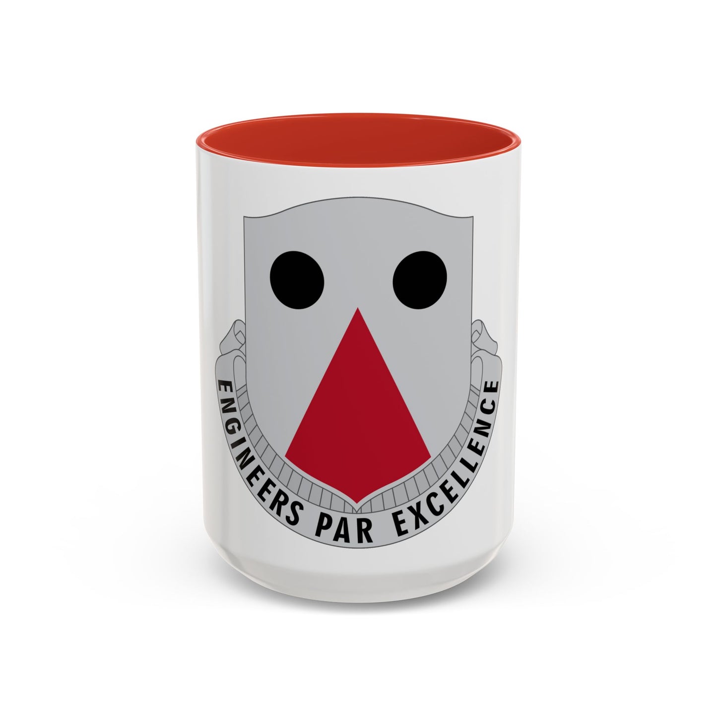 980 Engineer Battalion (U.S. Army) Accent Coffee Mug