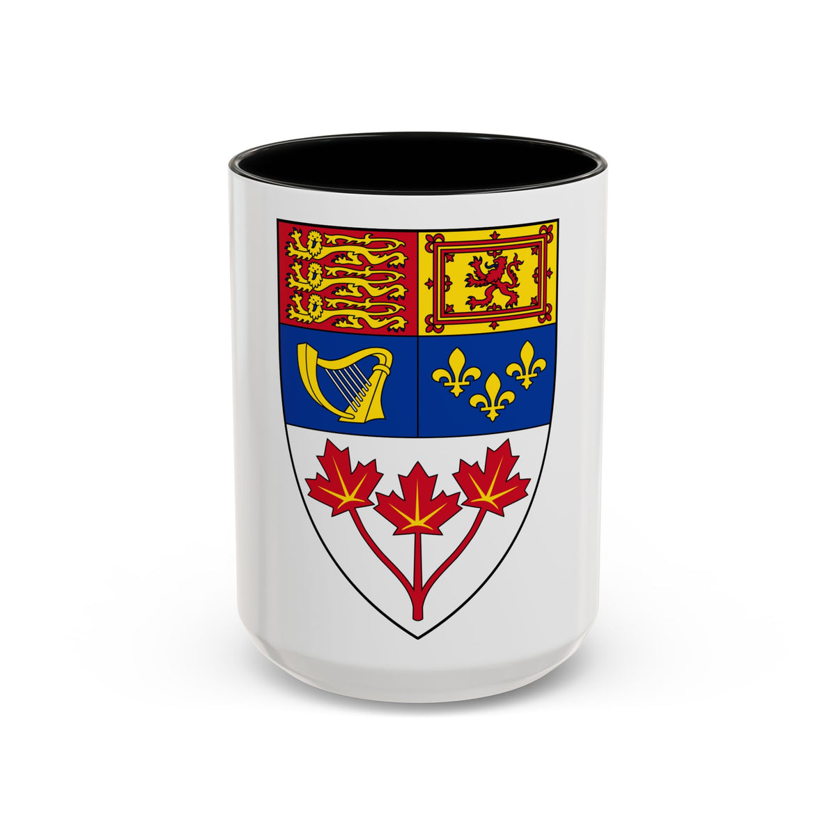 Arms of Canada (shield) - Accent Coffee Mug