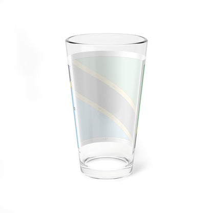 Flag of Tanzania construction sheet (Tanzania) Pint Glass 16oz