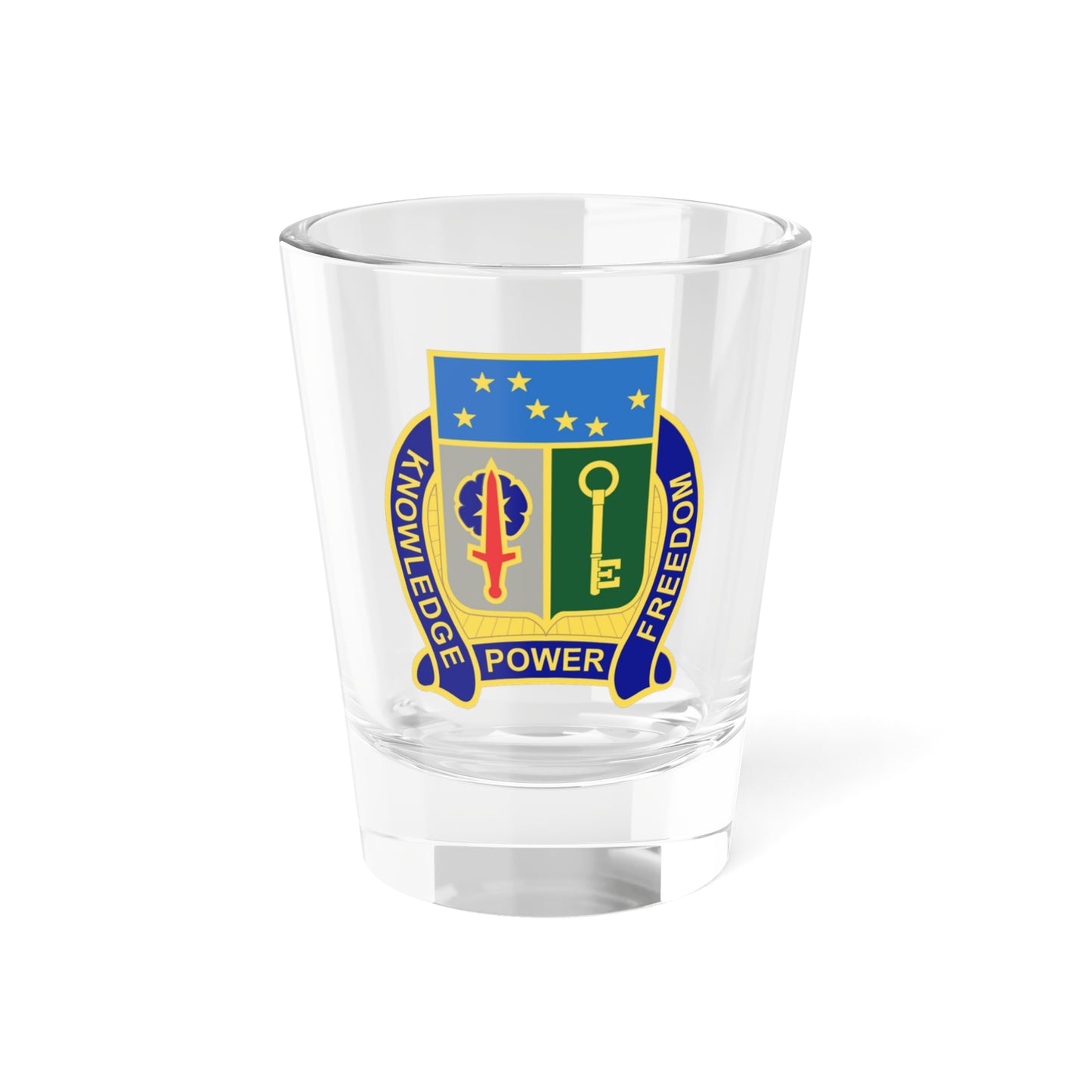 Verre à liqueur du 250e bataillon du renseignement militaire (armée américaine) 1,5 oz