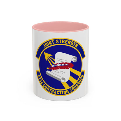 673d Contracting Squadron (U.S. Air Force) Accent Coffee Mug