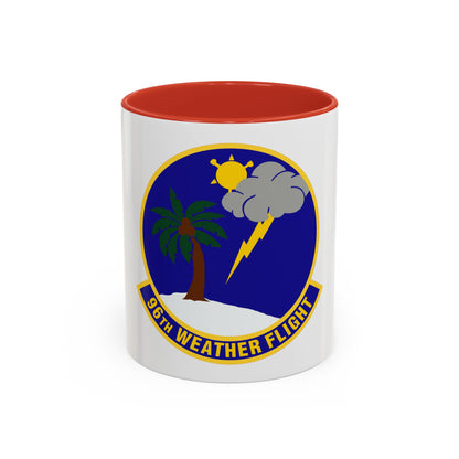 96th Weather Flight (U.S. Air Force) Accent Coffee Mug