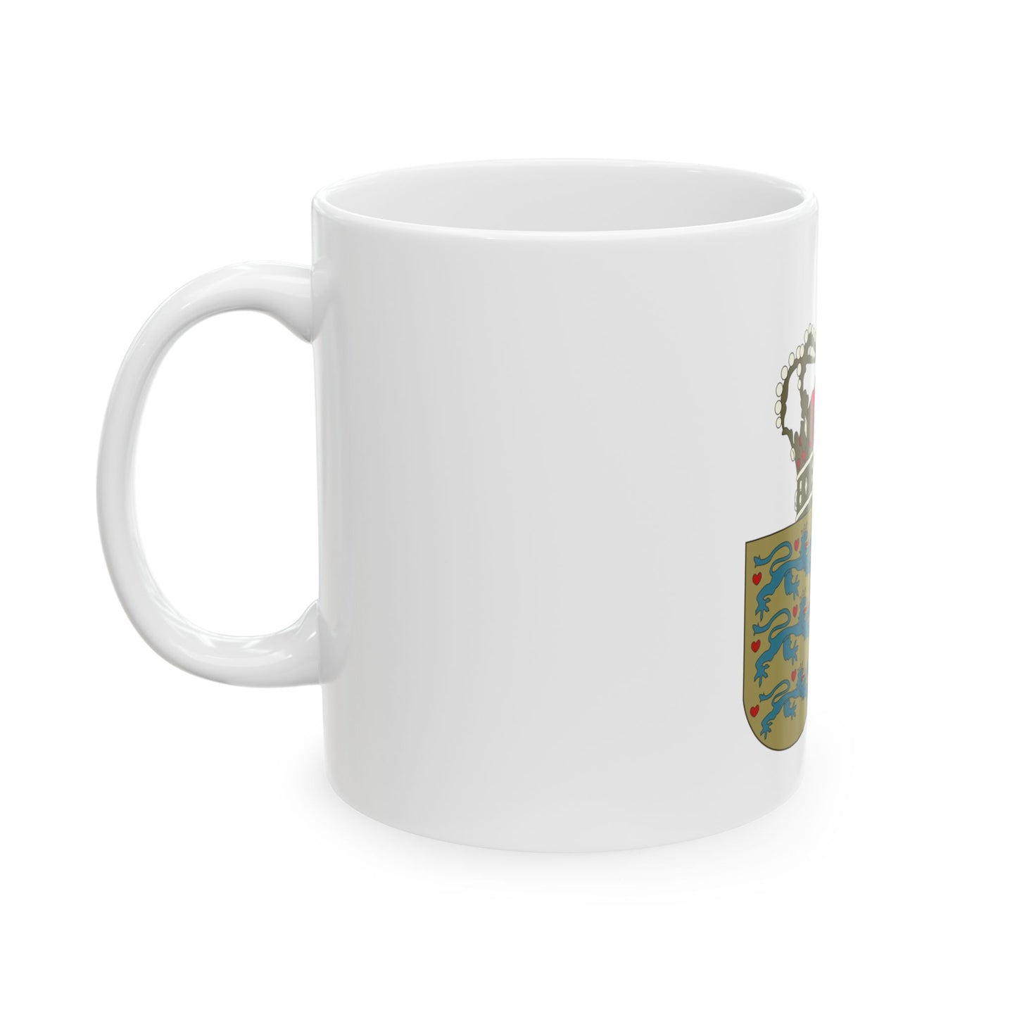 Coat of arms of the County of Greenland - White Coffee Mug