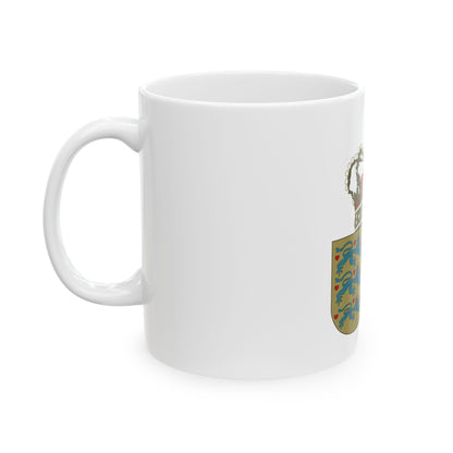 Coat of arms of the County of Greenland - White Coffee Mug