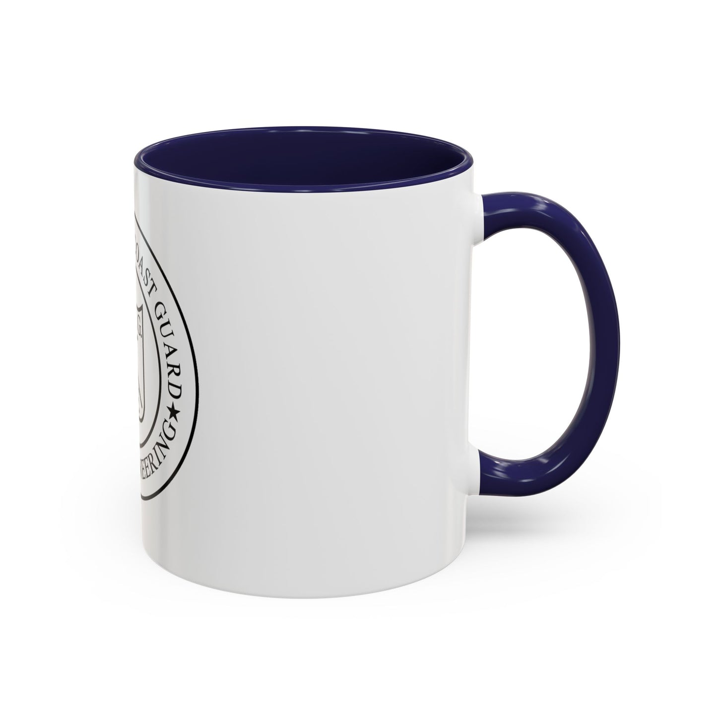 USCG Civil Engineering (U.S. Coast Guard) Accent Coffee Mug