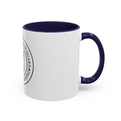 USCG Civil Engineering (U.S. Coast Guard) Accent Coffee Mug