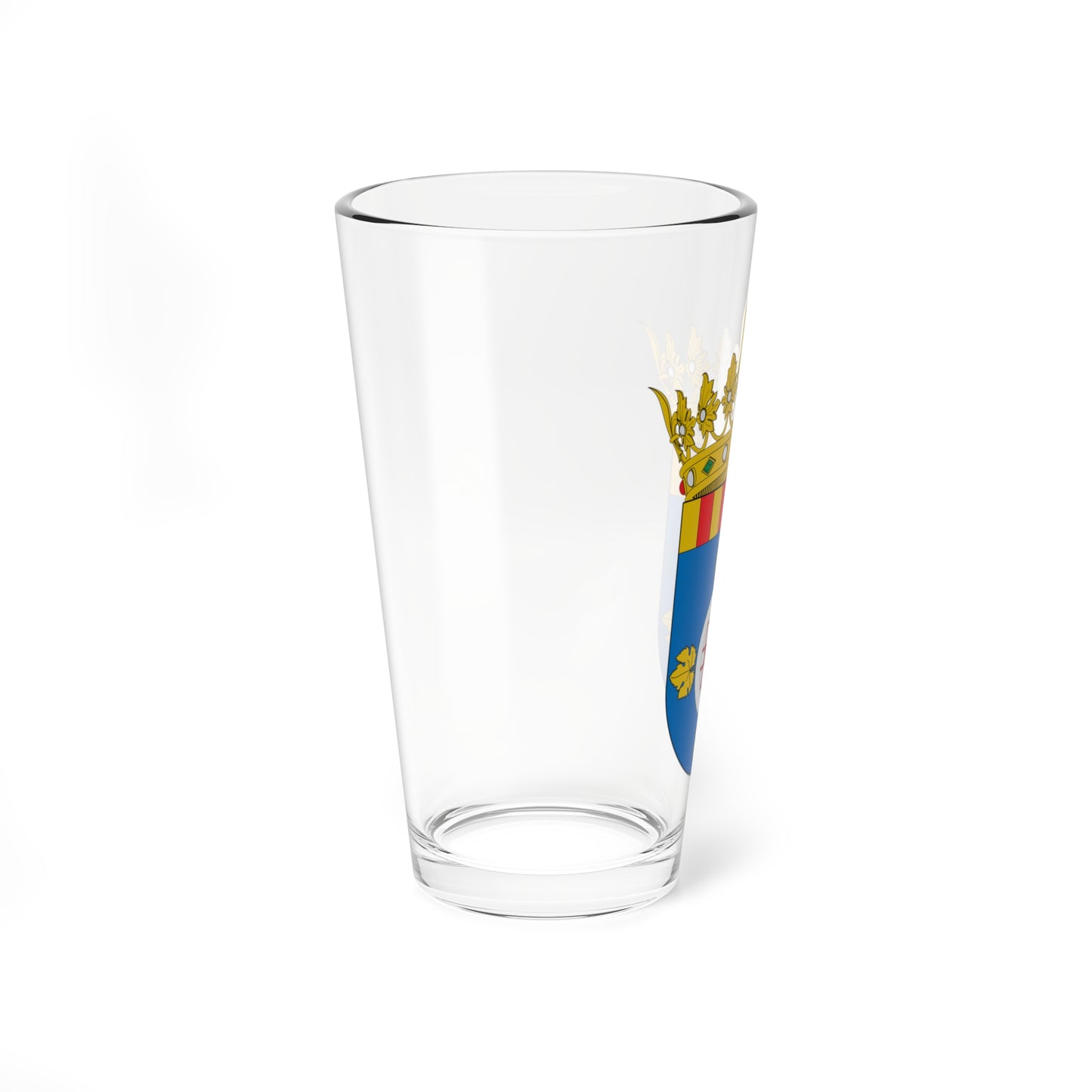 Escudo de la Comarca del Campo de Cariñena (Spain) (Coat of Arms) Pint Glass 16oz