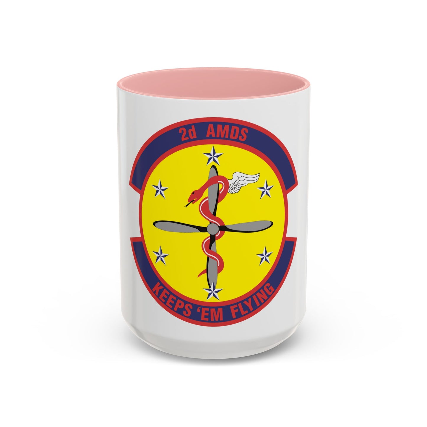 2d Aerospace Medical Squadron (U.S. Air Force) Accent Coffee Mug