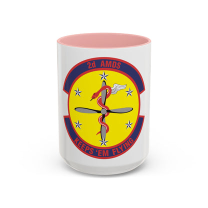 2d Aerospace Medical Squadron (U.S. Air Force) Accent Coffee Mug