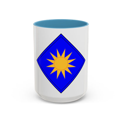 40th Infantry Division CSIB (U.S. Army) Accent Coffee Mug