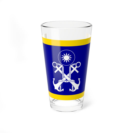 ROCN Commander-in-Chiefs Flag 1962 (China) Pint Glass 16oz