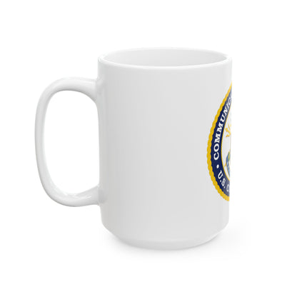 USCG Communications Command (U.S. Coast Guard) White Coffee Mug