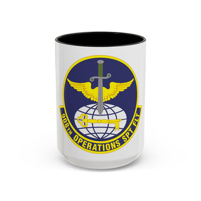 908th Operations Support Flight (U.S. Air Force) Accent Coffee Mug