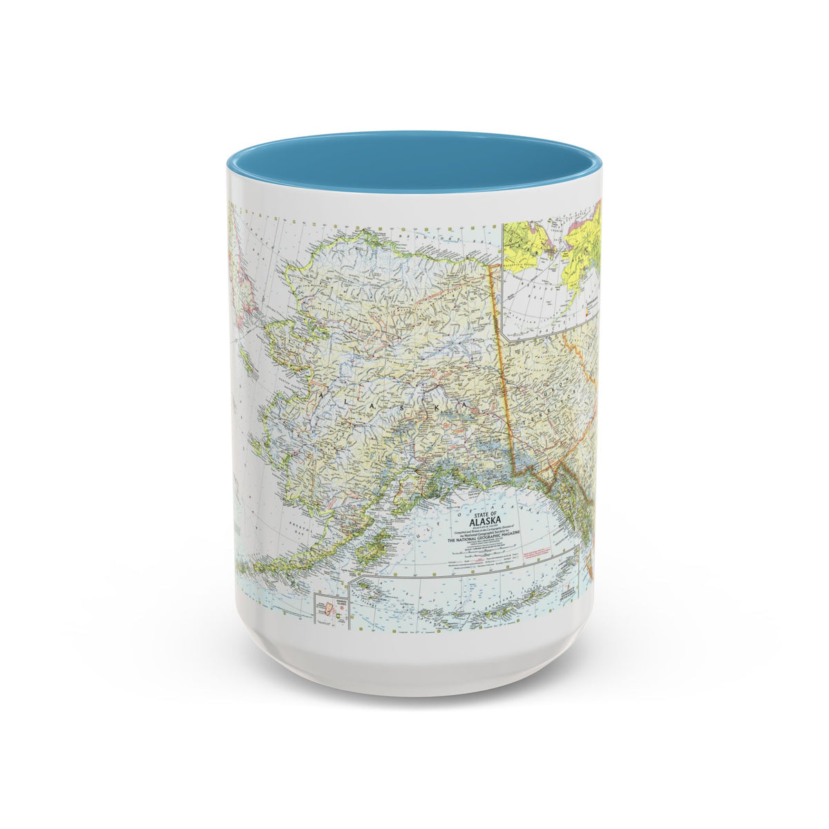 USA - Alaska (1959) (Map) Accent Coffee Mug