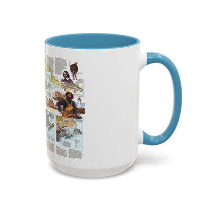 USA - Northern Approaches 2 (1985) (Map) Accent Coffee Mug